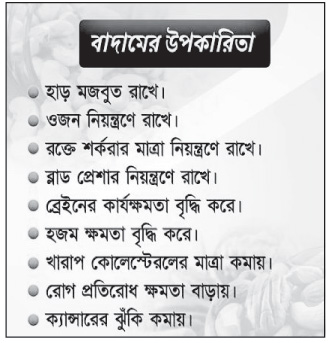 ওজন নিয়ন্ত্রণে বাদাম খান